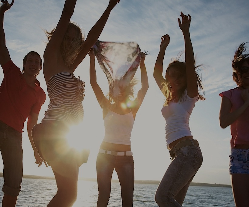 dance on the beach